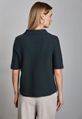 Poloshirt mit Struktur hunter green