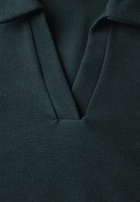 Poloshirt mit Struktur hunter green