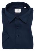 Poloshirt Piquée Kurzarm navy