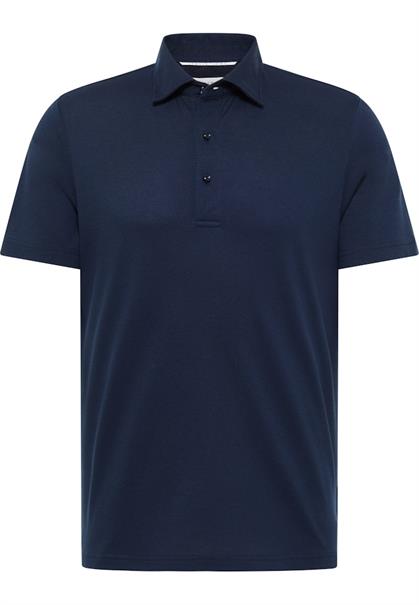 Poloshirt Piquée Kurzarm navy