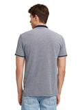 Poloshirt sky captain blue non-solid