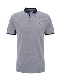 Poloshirt sky captain blue non-solid