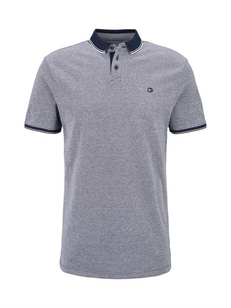 Poloshirt sky captain blue non-solid