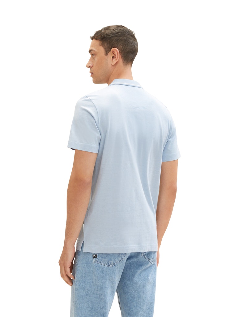 bequem Poloshirt online stripes white Tom Herren kaufen Polo-Shirt bei stonington Tailor blue