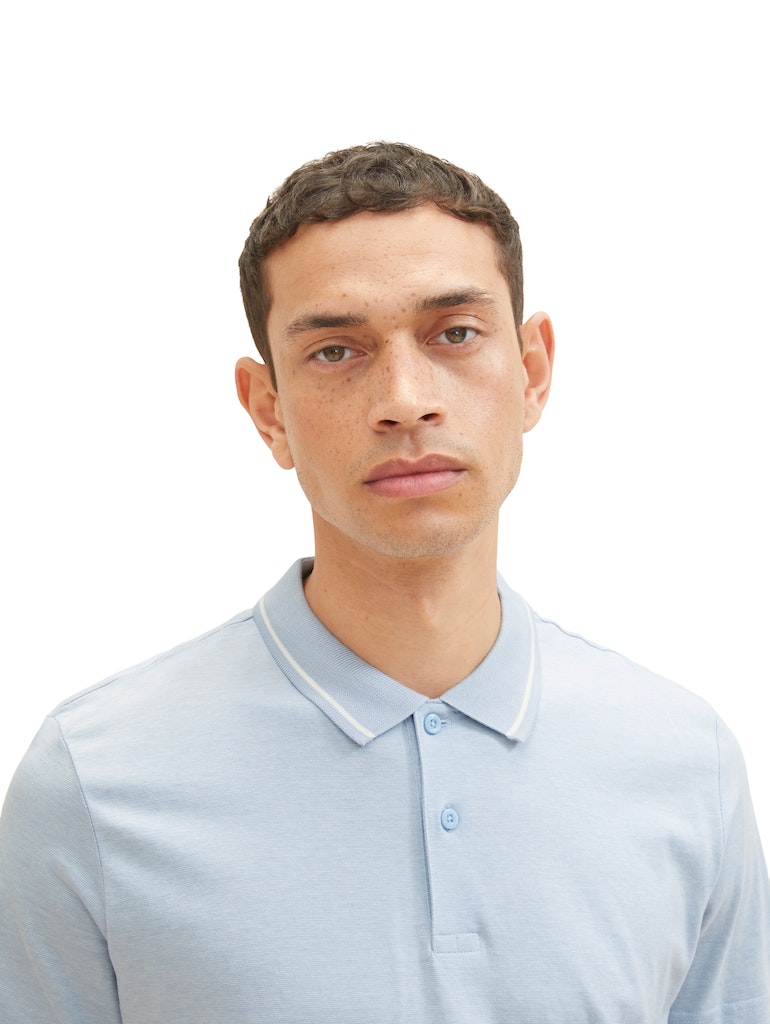 Tom Tailor Herren Polo-Shirt Poloshirt stonington blue white stripes bequem  online kaufen bei