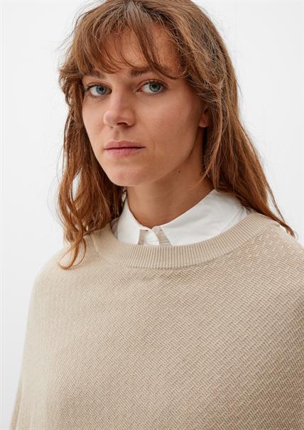 Poncho beige