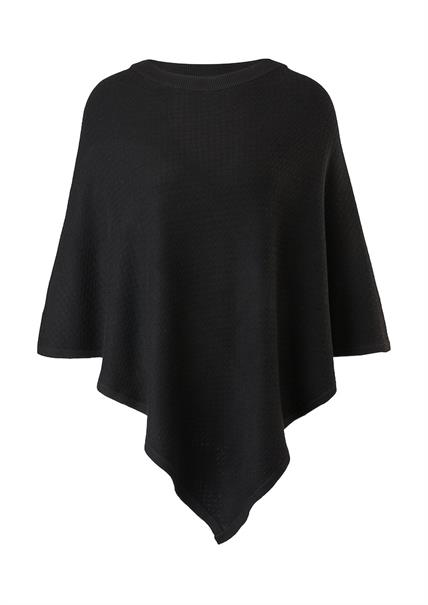 Poncho schwarz