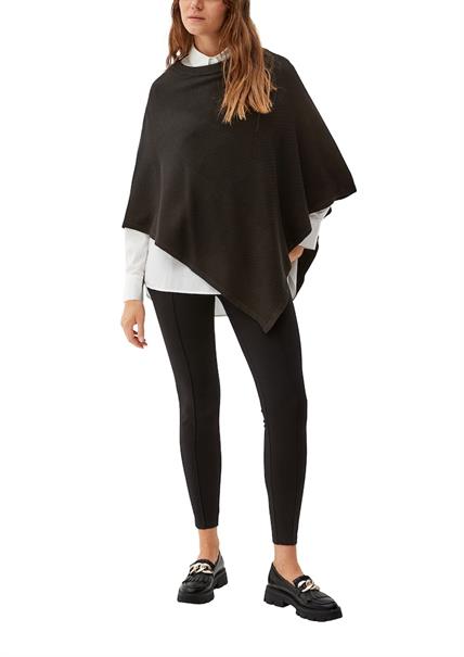 Poncho schwarz