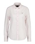 Popeline Bluse mit Streifen light pink