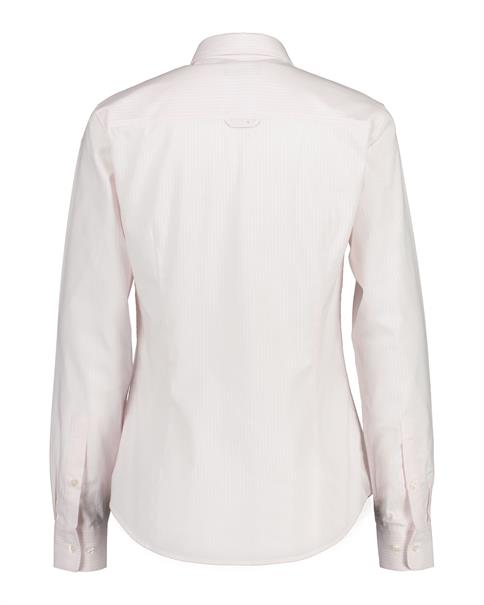 Popeline Bluse mit Streifen light pink