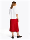 POPLIN BOXY SHORT S/S SHIRT th optic white