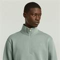 Premium core half zip r sw l\s iceberg green