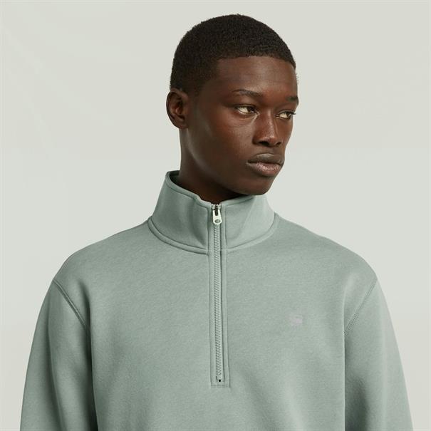 Premium core half zip r sw l\s iceberg green