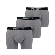 PREMIUM SUEDED COTTON BOXER grey melange