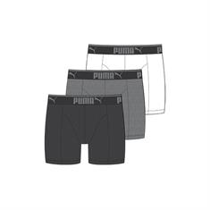 PREMIUM SUEDED COTTON BOXER weiß - grau - schwarz