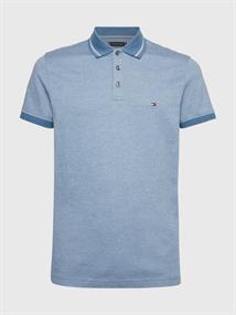 PRETWIST MOULINE TIPPED POLO blue