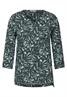 Print Bluse mit 3/4 Ärmel easy khaki