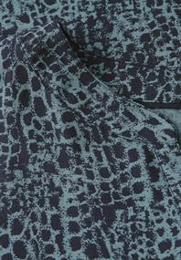 Print Blusenshirt deepwater blue