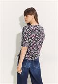 Print Burn Out T-Shirt black