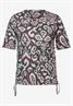 Print Burn Out T-Shirt black