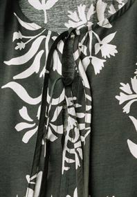 Print-Kleid mit Schleifen desert pine green
