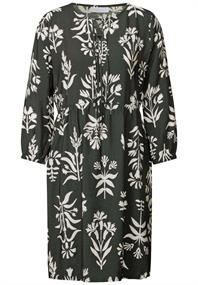 Print-Kleid mit Schleifen desert pine green