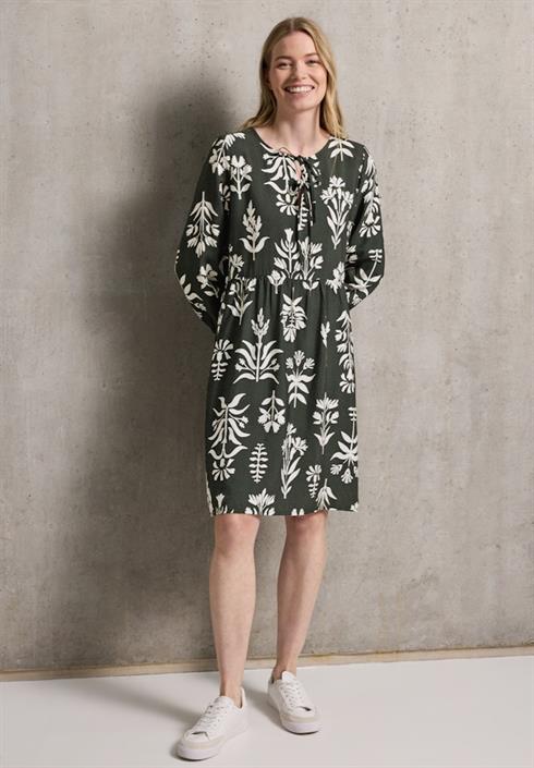 print-kleid-mit-schleifen-desert-pine-green