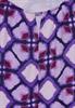 Print Materialmix T-Shirt bellflower lilac