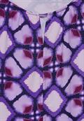 Print Materialmix T-Shirt bellflower lilac