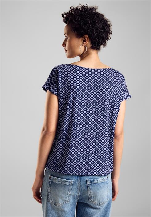 print-materialmix-t-shirt-deep-blue