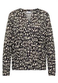 Print-Shirt im Tunika-Look raw khaki