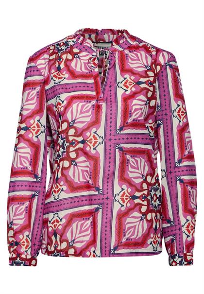 Print Tunika Bluse magnolia pink