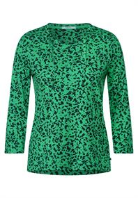 Print Tunikashirt celery green