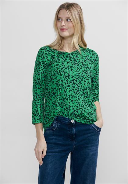 Print Tunikashirt celery green