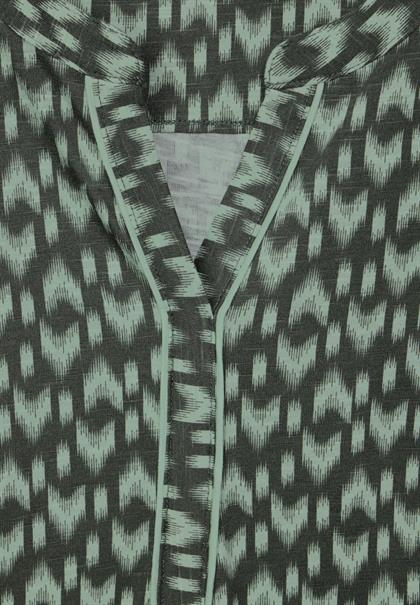 Print Tunikashirt strong khaki
