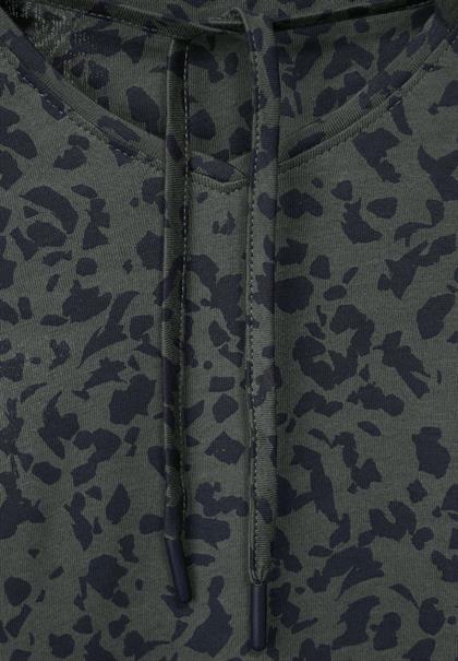 Print Tunikashirt strong khaki