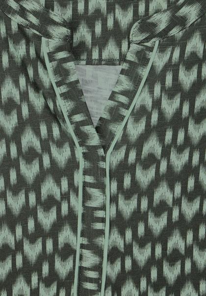 Print Tunikashirt strong khaki