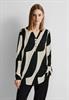 Print Viskosebluse black
