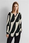 Print Viskosebluse black