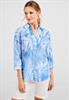 Printbluse in Light Cotton tranquil blue