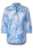 Printbluse in Light Cotton tranquil blue