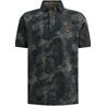 printed two tone pique carbon