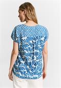Printmix Bluse azure blue