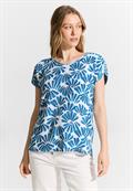Printmix Bluse azure blue