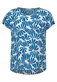 Printmix Bluse azure blue