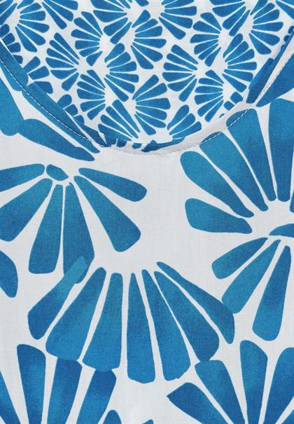 Printmix Bluse azure blue