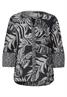 Printmix Bluse carbon grey