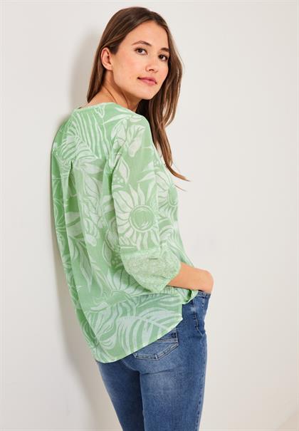 Printmix Bluse fresh salvia green