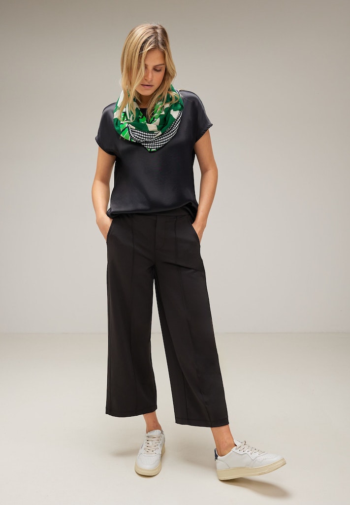 Street One Damen Accessoires Printmix Loop gentle green bequem 