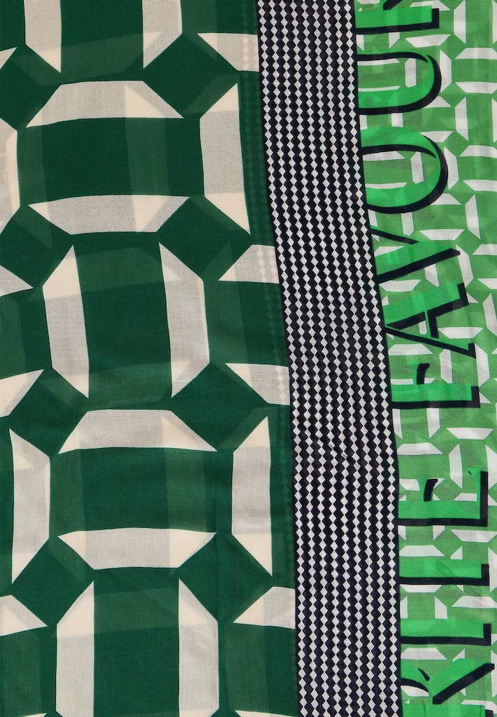 Street One Damen Accessoires Printmix Loop gentle green bequem 